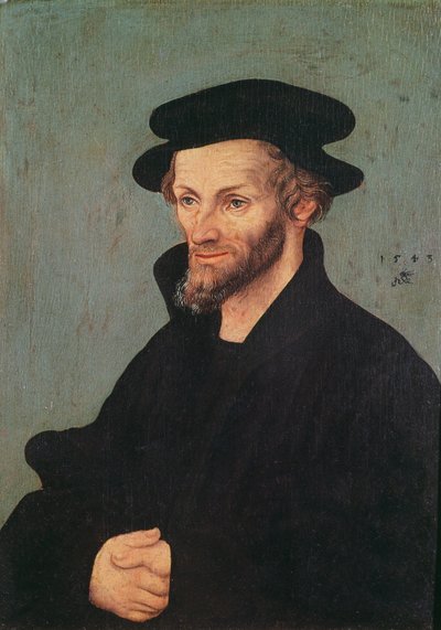 Portrait of Philipp Melanchthon by Lucas Cranach the Elder